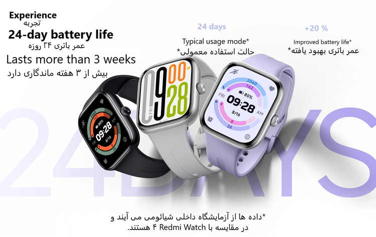 ساعت هوشمند شیائومی Redmi Watch 5 - پک گلوبال-