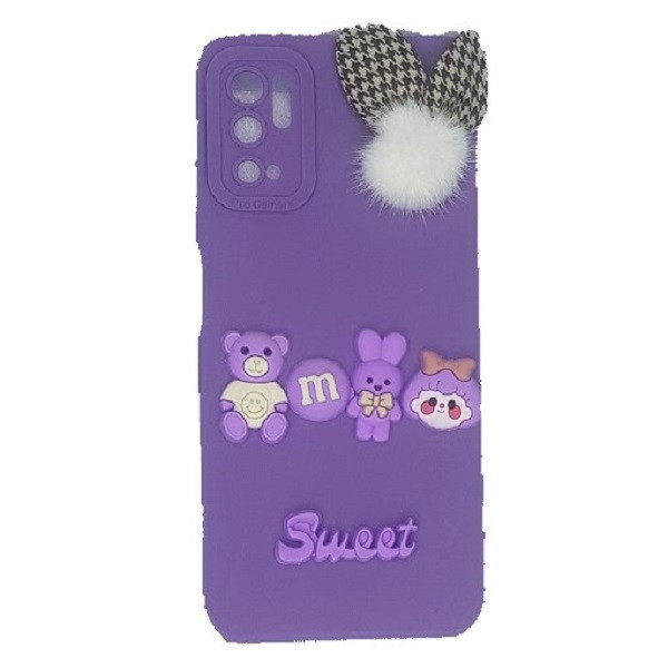 کاور طرح عروسکی برجسته مدل sweet مناسب برای گوشی موبایل شیائومی Note 10 4G