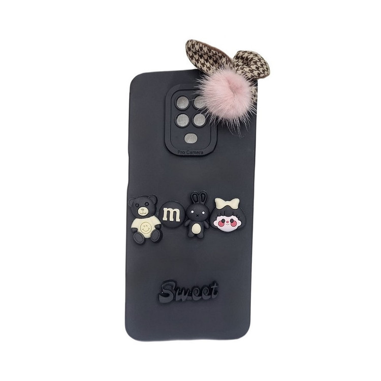 کاور طرح عروسکی برجسته مدل sweet مناسب برای گوشی موبایل شیائومی Note 9 S / 9 Pro
