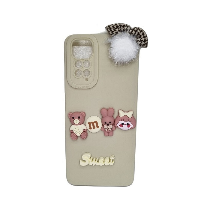 کاور طرح عروسکی برجسته مدل sweet مناسب برای گوشی موبایل شیائومی Note 11Pro