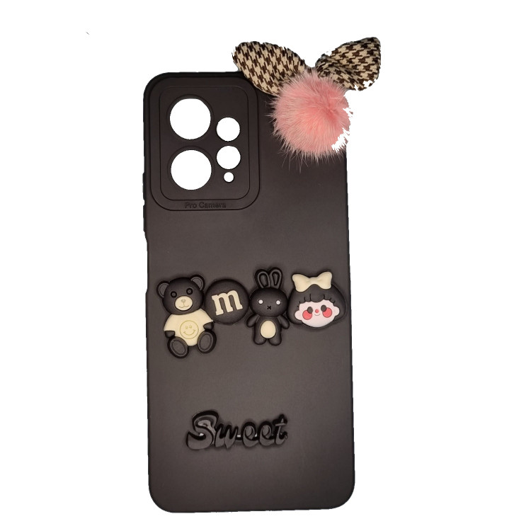 کاور طرح عروسکی برجسته مدل sweet مناسب برای گوشی موبایل شیائومی Redmi Note 12 4G