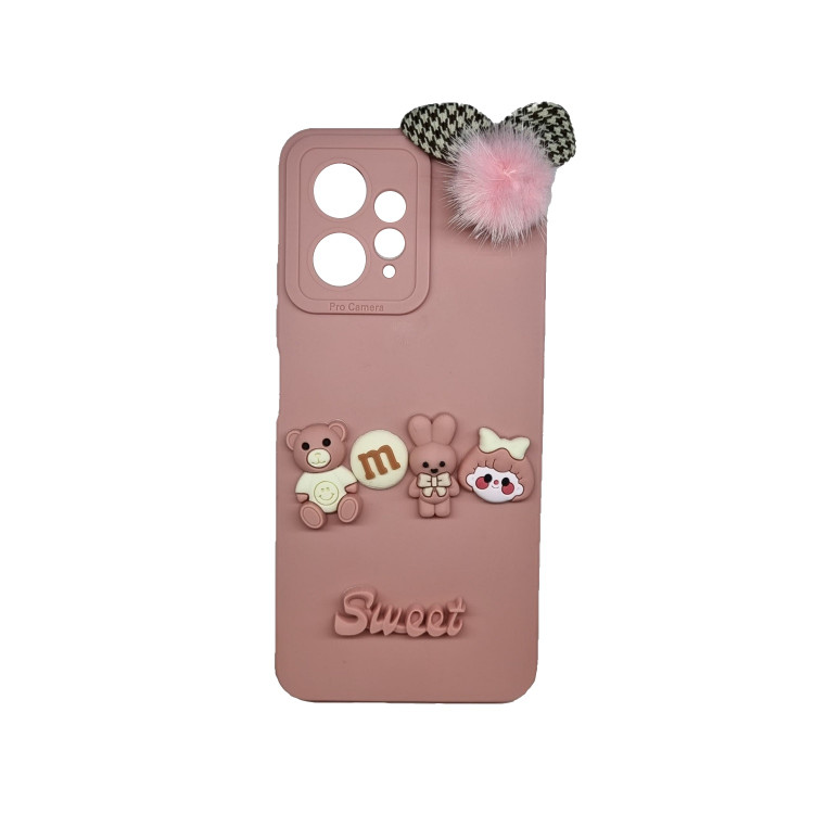 کاور طرح عروسکی برجسته مدل sweet مناسب برای گوشی موبایل شیائومی Redmi Note 12 4G