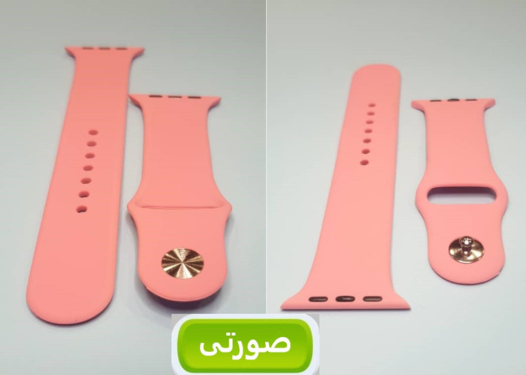 بند سیلیکنی پاکنی ساعت هوشمند مدل خشابی - مناسب برای سایزهای 42 تا 49 میلیمتری - بسته 3 عددی