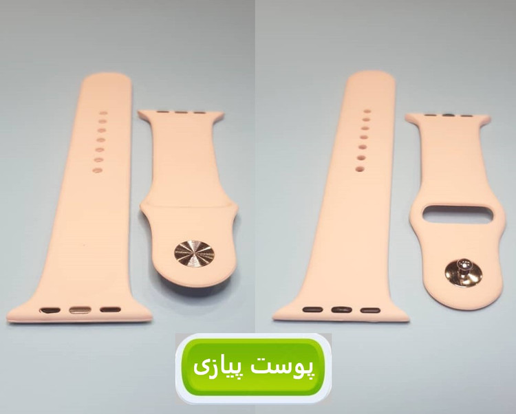 بند سیلیکنی پاکنی ساعت هوشمند مدل خشابی - مناسب برای سایزهای 42 تا 49 میلیمتری - بسته 3 عددی