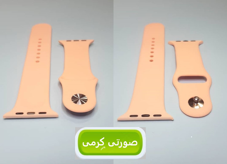 بند سیلیکنی پاکنی ساعت هوشمند مدل خشابی - مناسب برای سایزهای 42 تا 49 میلیمتری - بسته 3 عددی
