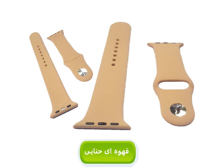 بند سیلیکنی پاکنی ساعت هوشمند مدل خشابی - مناسب برای سایزهای 42 تا 49 میلیمتری - بسته 3 عددی