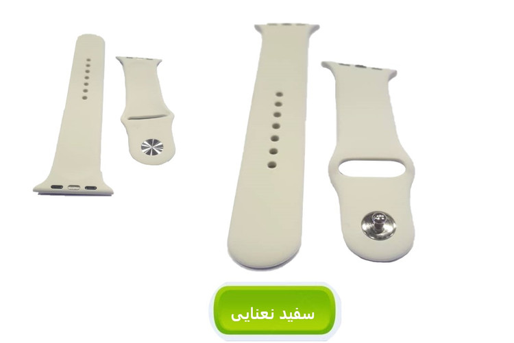 بند سیلیکنی پاکنی ساعت هوشمند مدل خشابی - مناسب برای سایزهای 42 تا 49 میلیمتری - بسته 3 عددی
