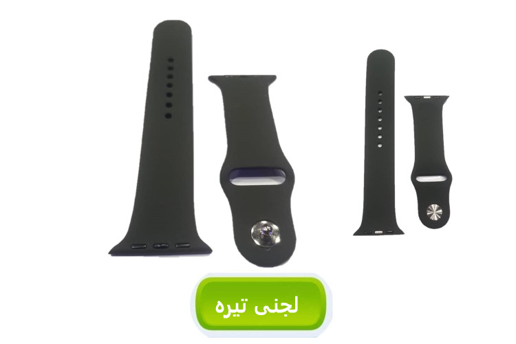 بند سیلیکنی پاکنی ساعت هوشمند مدل خشابی - مناسب برای سایزهای 42 تا 49 میلیمتری - بسته 3 عددی