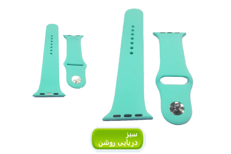 بند سیلیکنی پاکنی ساعت هوشمند مدل خشابی - مناسب برای سایزهای 42 تا 49 میلیمتری - بسته 3 عددی