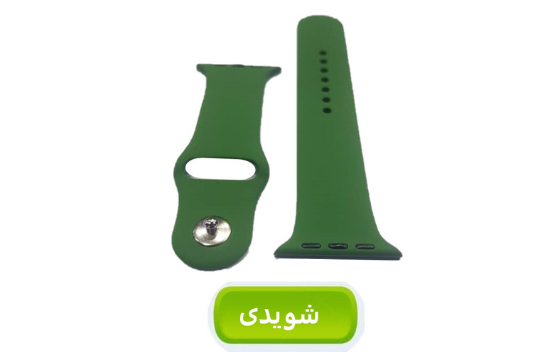 بند سیلیکنی پاکنی ساعت هوشمند مدل خشابی - مناسب برای سایزهای 42 تا 49 میلیمتری - بسته 3 عددی