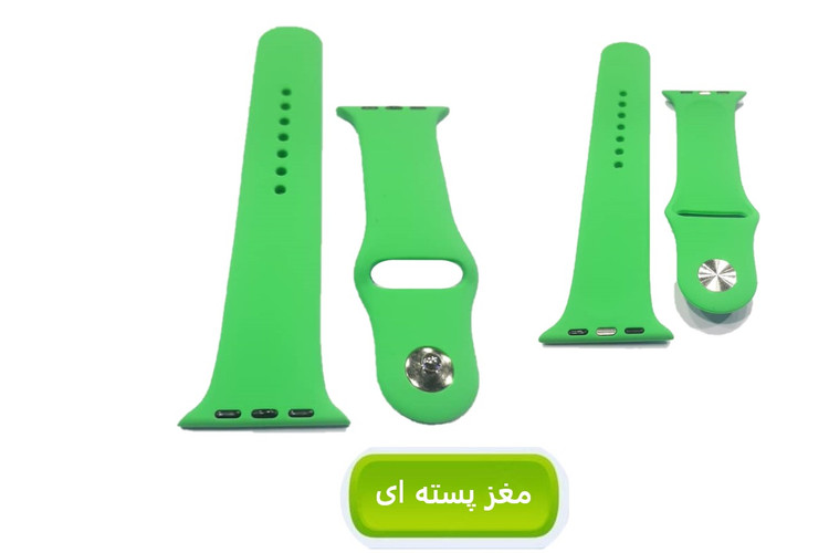 بند سیلیکنی پاکنی ساعت هوشمند مدل خشابی - مناسب برای سایزهای 42 تا 49 میلیمتری - بسته 3 عددی