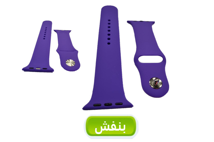 بند سیلیکنی پاکنی ساعت هوشمند مدل خشابی - مناسب برای سایزهای 42 تا 49 میلیمتری - بسته 3 عددی