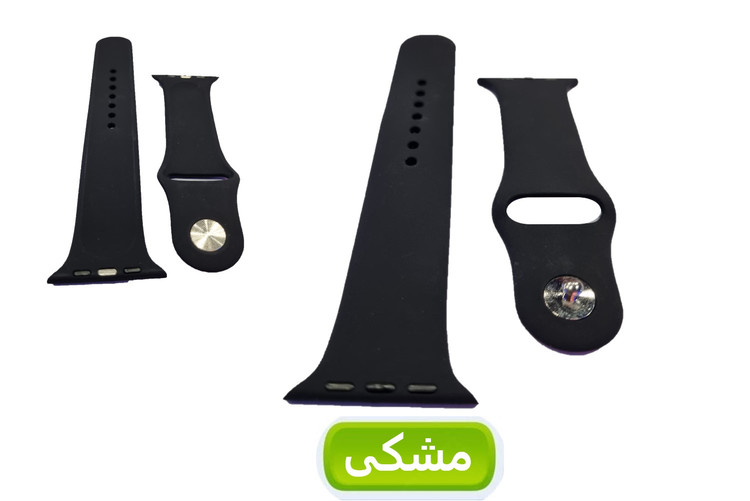 بند سیلیکنی پاکنی ساعت هوشمند مدل خشابی - مناسب برای سایزهای 42 تا 49 میلیمتری - بسته 3 عددی