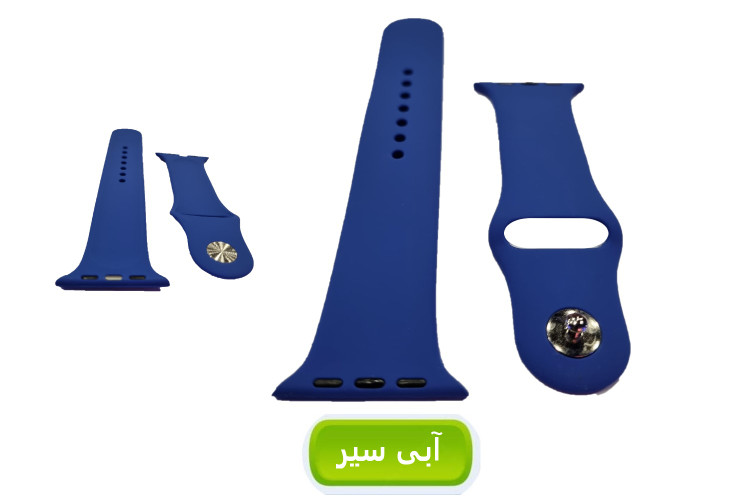 بند سیلیکنی پاکنی ساعت هوشمند مدل خشابی - مناسب برای سایزهای 42 تا 49 میلیمتری - بسته 3 عددی