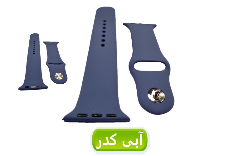 بند سیلیکنی پاکنی ساعت هوشمند مدل خشابی - مناسب برای سایزهای 42 تا 49 میلیمتری - بسته 3 عددی