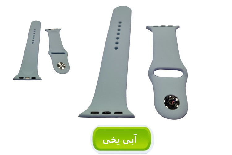 بند سیلیکنی پاکنی ساعت هوشمند مدل خشابی - مناسب برای سایزهای 42 تا 49 میلیمتری - بسته 3 عددی