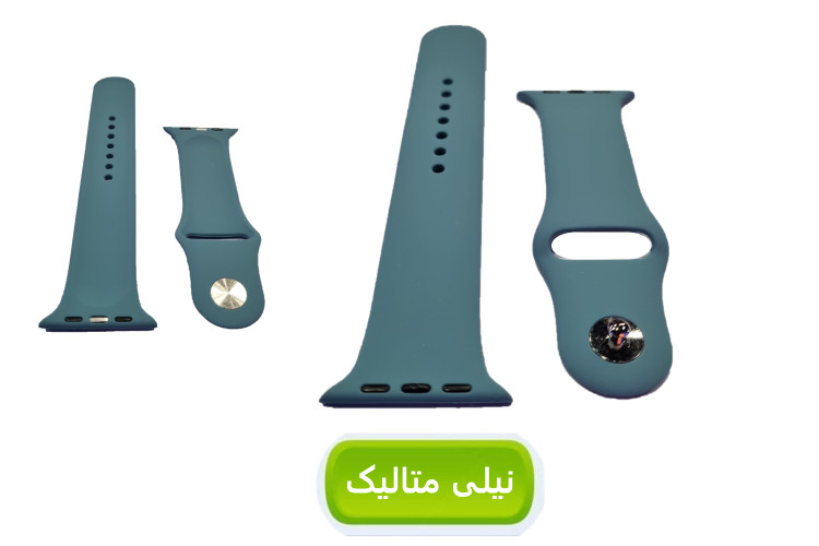 بند سیلیکنی پاکنی ساعت هوشمند مدل خشابی - مناسب برای سایزهای 42 تا 49 میلیمتری - بسته 3 عددی