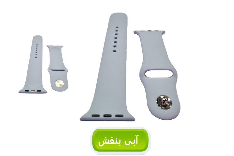 بند سیلیکنی پاکنی ساعت هوشمند مدل خشابی - مناسب برای سایزهای 42 تا 49 میلیمتری - بسته 3 عددی