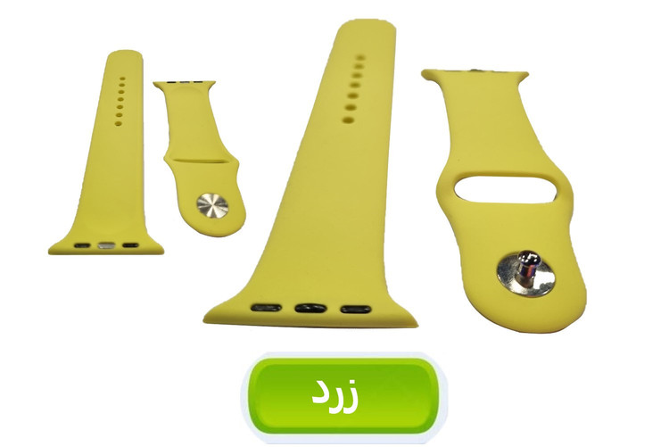 بند سیلیکنی پاکنی ساعت هوشمند مدل خشابی - مناسب برای سایزهای 42 تا 49 میلیمتری - بسته 3 عددی