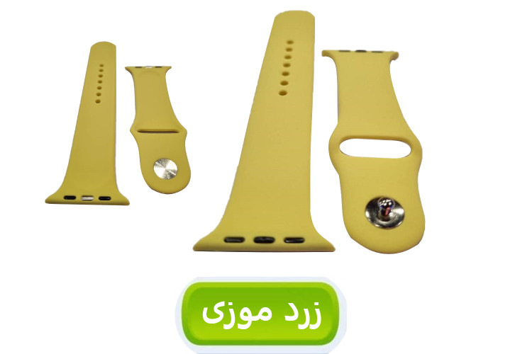 بند سیلیکنی پاکنی ساعت هوشمند مدل خشابی - مناسب برای سایزهای 42 تا 49 میلیمتری - بسته 3 عددی