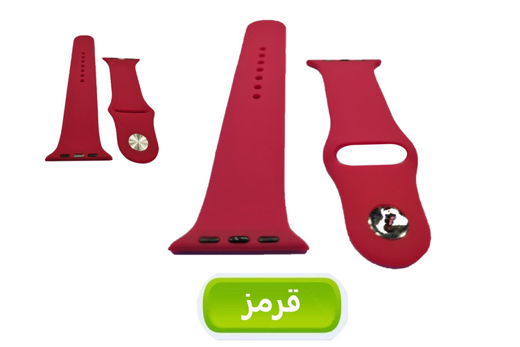 بند سیلیکنی پاکنی ساعت هوشمند مدل خشابی - مناسب برای سایزهای 42 تا 49 میلیمتری - بسته 3 عددی