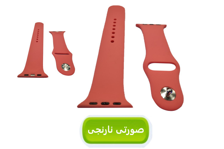 بند سیلیکنی پاکنی ساعت هوشمند مدل خشابی - مناسب برای سایزهای 42 تا 49 میلیمتری - بسته 3 عددی