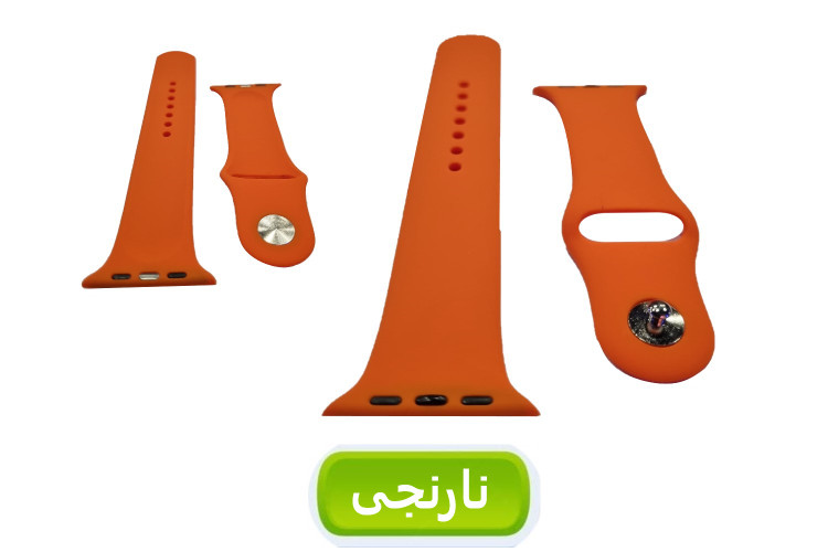 بند سیلیکنی پاکنی ساعت هوشمند مدل خشابی - مناسب برای سایزهای 42 تا 49 میلیمتری - بسته 3 عددی