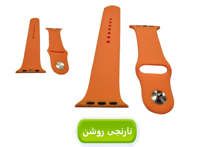 بند سیلیکنی پاکنی ساعت هوشمند مدل خشابی - مناسب برای سایزهای 42 تا 49 میلیمتری - بسته 3 عددی