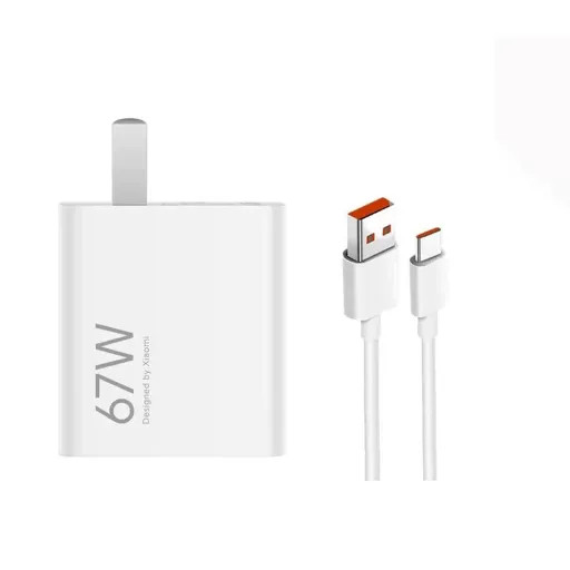 شارژر دیواری 67 وات شیائومی Designed By Xiaomi بدون کابل تبدیل USB به USB-C