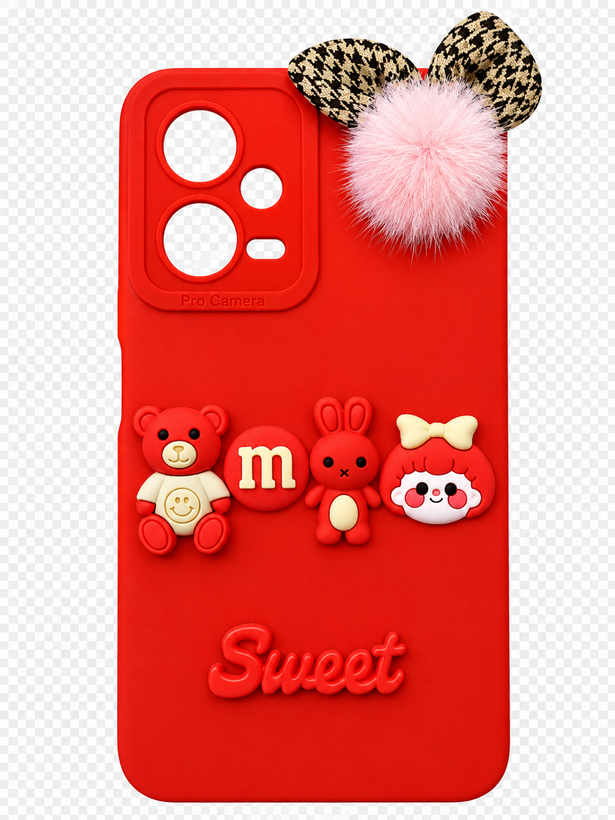 کاور عروسکی sweet شیائومی Redmi Note 12 Pro 5G / Note 12 Pro Plus 5G