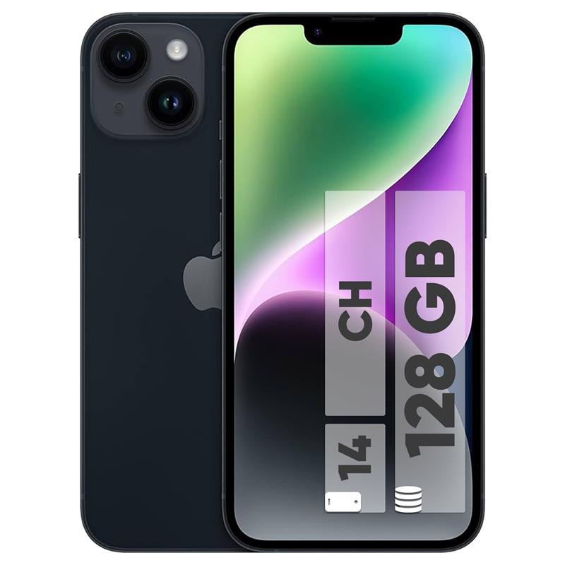 گوشی موبایل اپل مدل iPhone 14 CH دو سیم کارت ظرفیت 128 گیگابایت و رم 6 گیگابایت،ریجستری شده و به همراه کد فعالسازی